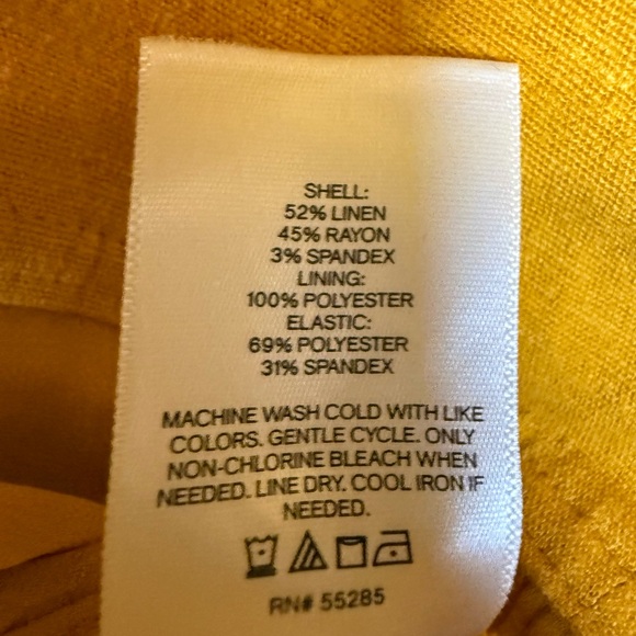 Yellow Puff Sleeve Women's Top - Picture 3 of 6